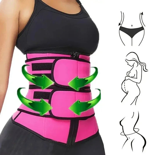 Women Waist Trainer Fitness Sauna Sweat Neoprene Slimming Belt Girdle Shapewear Modeling Strap Body Shaper Waist Belt Corset