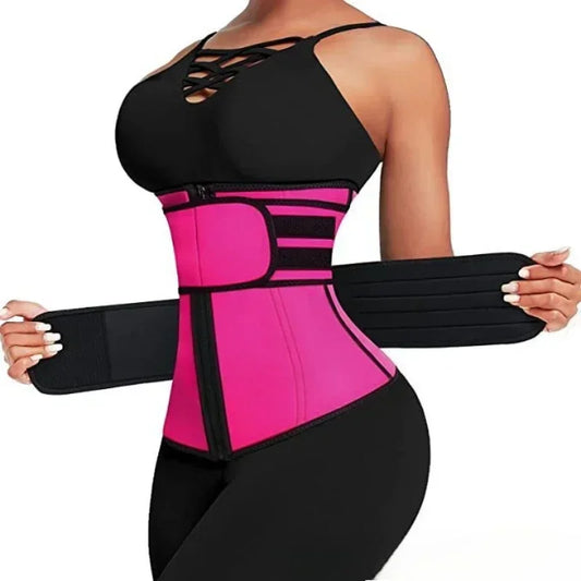 Women Waist Trainer Fitness Sauna Sweat Neoprene Slimming Belt Girdle Shapewear Modeling Strap Body Shaper Waist Belt Corset