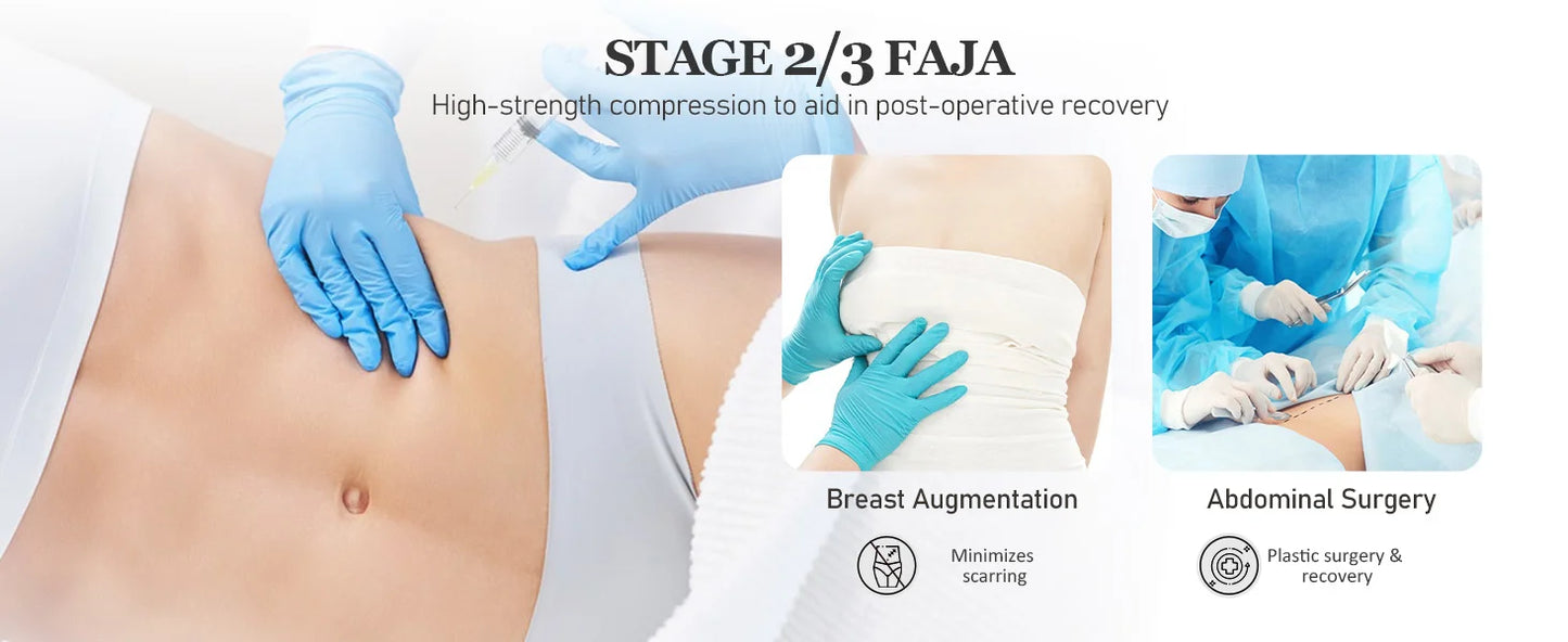 Fajas Colombianas Women's Bodysuit Tummy Control Bust Support Compression Shapewear for Postpartum Daily Wear Slimming Effect