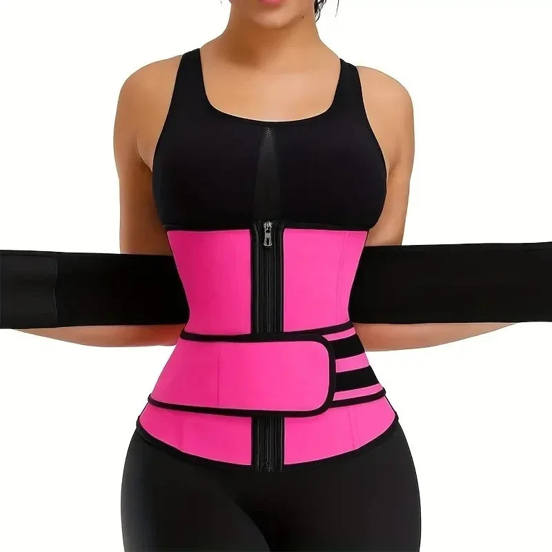 Women Waist Trainer Fitness Sauna Sweat Neoprene Slimming Belt Girdle Shapewear Modeling Strap Body Shaper Waist Belt Corset