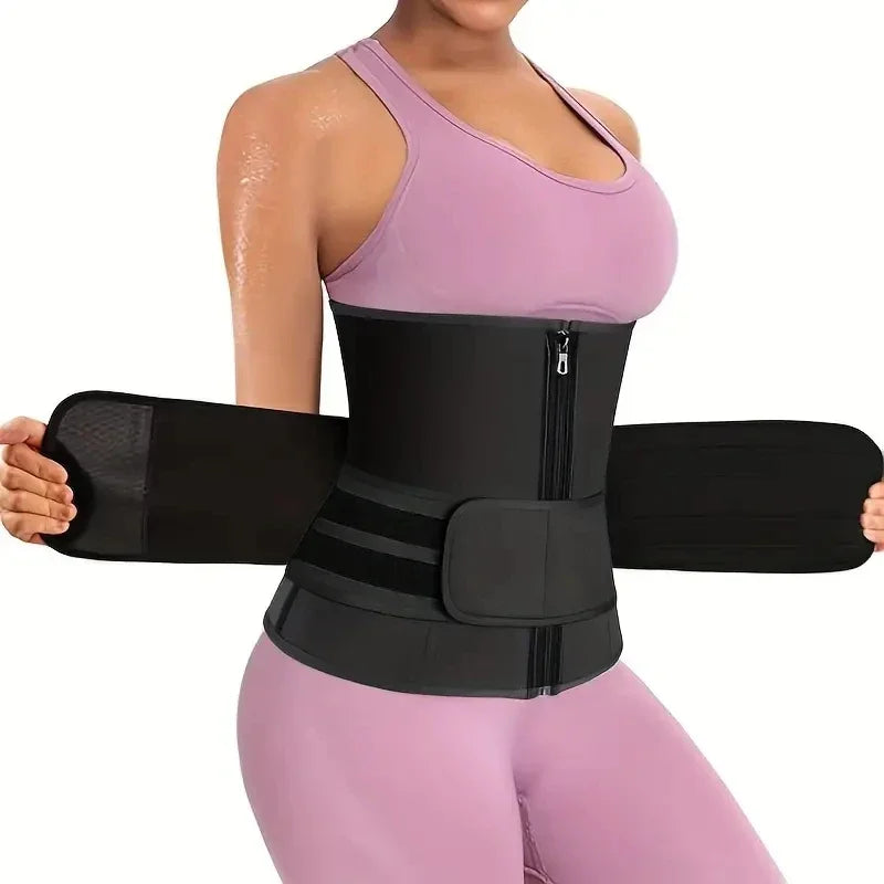 Women Waist Trainer Fitness Sauna Sweat Neoprene Slimming Belt Girdle Shapewear Modeling Strap Body Shaper Waist Belt Corset