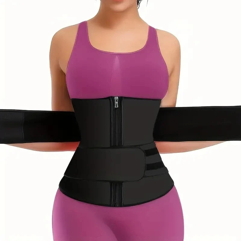 Women Waist Trainer Fitness Sauna Sweat Neoprene Slimming Belt Girdle Shapewear Modeling Strap Body Shaper Waist Belt Corset